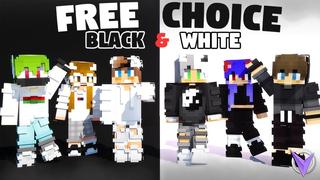 Thumbnail of the Minecraft Bedrock Marketplace product Free Choice: Black & White created by Team Visionary.