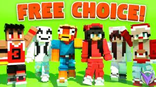 Thumbnail of the Minecraft Bedrock Marketplace product Free Choice! created by Team Visionary.