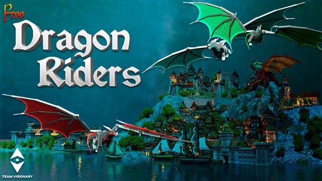 Thumbnail of the Minecraft Bedrock Marketplace product Free Dragon Riders created by Team Visionary.
