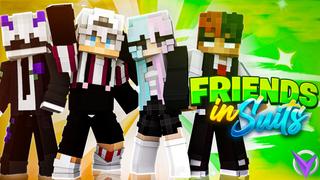 Thumbnail of the Minecraft Bedrock Marketplace product Friends in Suits created by Team Visionary.