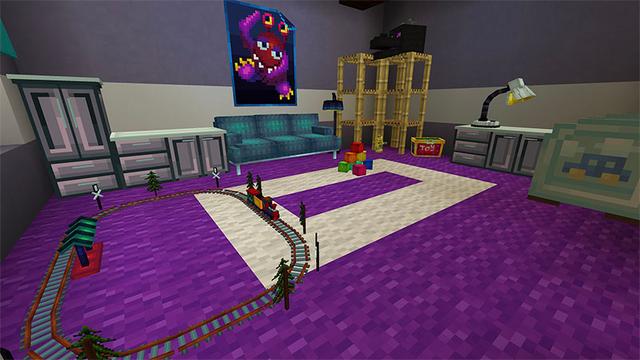 Screenshot of the Minecraft Bedrock Marketplace product Giant Backyard created by Team Visionary.