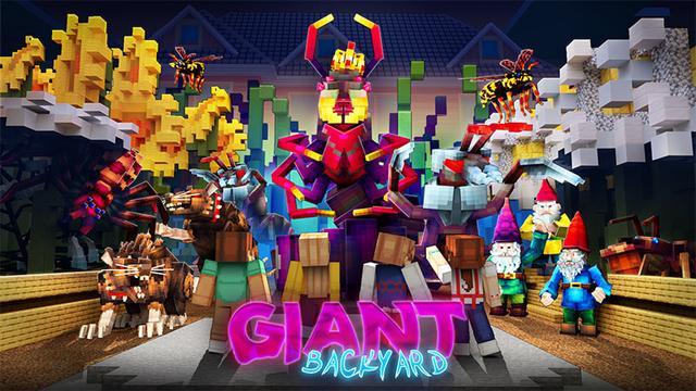 Thumbnail of the Minecraft Bedrock Marketplace product Giant Backyard created by Team Visionary.
