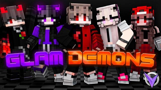 Thumbnail of the Minecraft Bedrock Marketplace product Glam Demons created by Team Visionary.