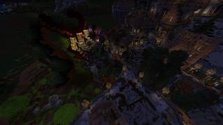 Screenshot of the Minecraft Bedrock Marketplace product Halloween Town created by Team Visionary.