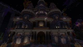 Screenshot of the Minecraft Bedrock Marketplace product Halloween Town created by Team Visionary.