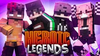 Thumbnail of the Minecraft Bedrock Marketplace product Heroic Legends created by Team Visionary.