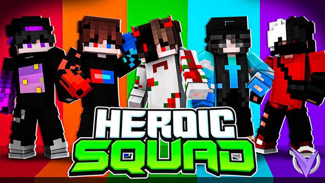 Thumbnail of the Minecraft Bedrock Marketplace product Heroic Squad created by Team Visionary.