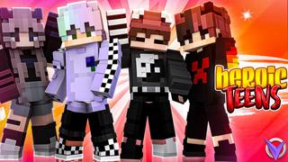 Thumbnail of the Minecraft Bedrock Marketplace product Heroic Teens created by Team Visionary.