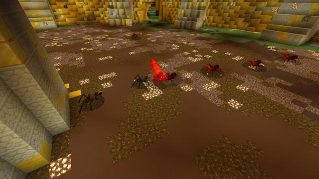 Screenshot of the Minecraft Bedrock Marketplace product Hive City Defence created by Team Visionary.