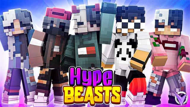 Thumbnail of the Minecraft Bedrock Marketplace product Hype Beasts created by Team Visionary.