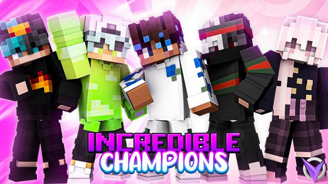 Thumbnail of the Minecraft Bedrock Marketplace product Incredible Champions created by Team Visionary.