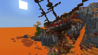 Screenshot of the Minecraft Bedrock Marketplace product Lava Block Survival created by Team Visionary.