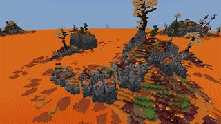 Screenshot of the Minecraft Bedrock Marketplace product Lava Block Survival created by Team Visionary.
