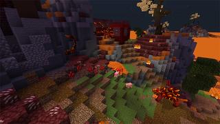 Screenshot of the Minecraft Bedrock Marketplace product Lava Block Survival created by Team Visionary.