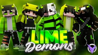 Thumbnail of the Minecraft Bedrock Marketplace product Lime Demons created by Team Visionary.