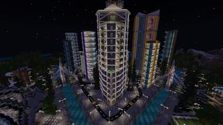 Screenshot of the Minecraft Bedrock Marketplace product Lucid City created by Team Visionary.