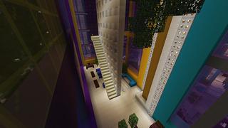 Screenshot of the Minecraft Bedrock Marketplace product Lucid City created by Team Visionary.