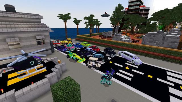 Screenshot of the Minecraft Bedrock Marketplace product Luxuries of Freedom City created by Team Visionary.