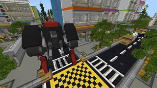 Screenshot of the Minecraft Bedrock Marketplace product Mech Clash created by Team Visionary.