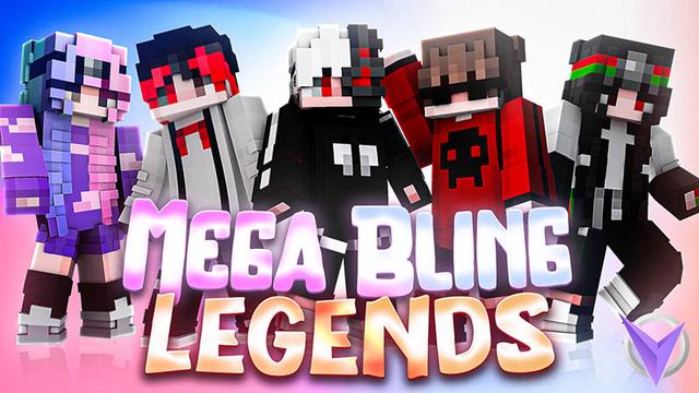 Thumbnail of the Minecraft Bedrock Marketplace product Mega Bling Legends created by Team Visionary.
