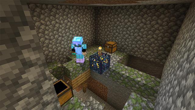 Screenshot of the Minecraft Bedrock Marketplace product Mining Wars created by Team Visionary.