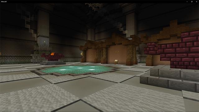 Screenshot of the Minecraft Bedrock Marketplace product Mining Wars created by Team Visionary.