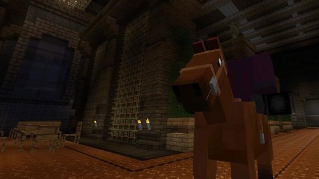 Screenshot of the Minecraft Bedrock Marketplace product Monster School created by Team Visionary.