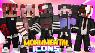 Thumbnail of the Minecraft Bedrock Marketplace product Monumental Icons created by Team Visionary.