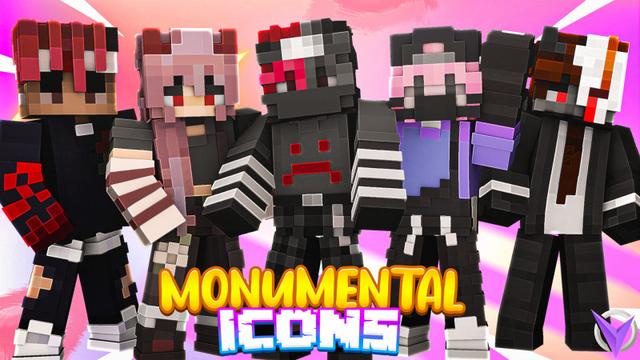 Thumbnail of the Minecraft Bedrock Marketplace product Monumental Icons created by Team Visionary.