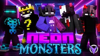 Thumbnail of the Minecraft Bedrock Marketplace product Neon Monsters created by Team Visionary.
