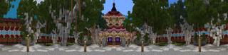 Panorama of the Minecraft Bedrock Marketplace product Ninja Battle created by Team Visionary.