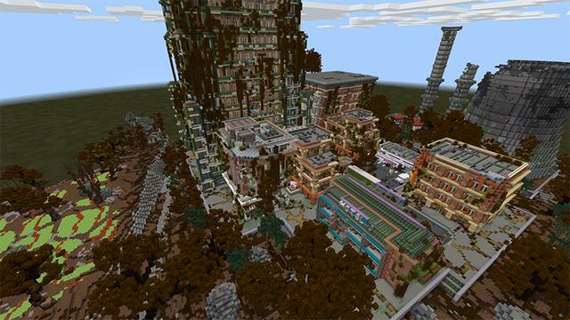 Screenshot of the Minecraft Bedrock Marketplace product No Man's Land Roleplay created by Team Visionary.