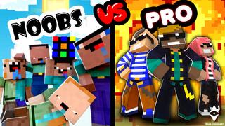 Thumbnail of the Minecraft Bedrock Marketplace product Noobs VS Pro created by Team Visionary.