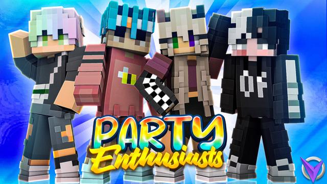 Thumbnail of the Minecraft Bedrock Marketplace product Party Enthusiasts created by Team Visionary.
