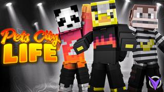Thumbnail of the Minecraft Bedrock Marketplace product Pets City Life created by Team Visionary.