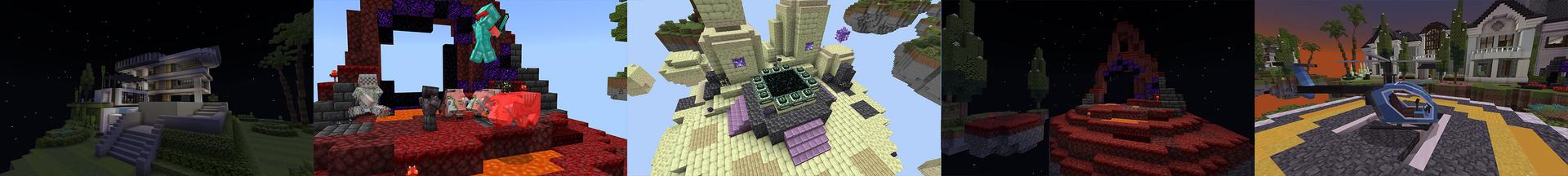 Panorama of the Minecraft Bedrock Marketplace product Pro Hacker Noob created by Team Visionary.