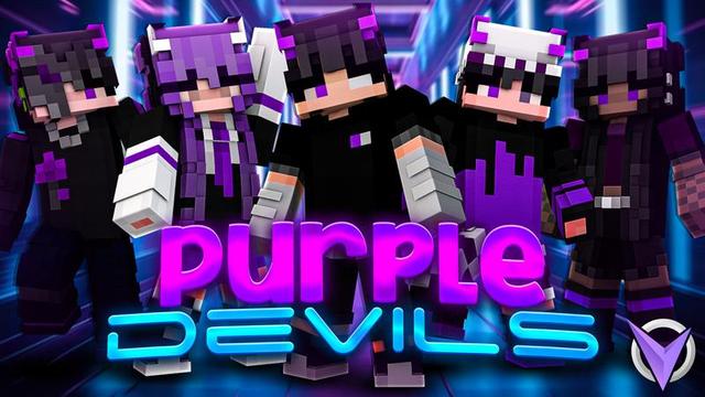 Thumbnail of the Minecraft Bedrock Marketplace product Purple Devils created by Team Visionary.