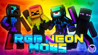 Thumbnail of the Minecraft Bedrock Marketplace product RGB Neon Mobs created by Team Visionary.