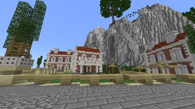 Screenshot of the Minecraft Bedrock Marketplace product Rock City created by Team Visionary.