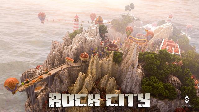 Thumbnail of the Minecraft Bedrock Marketplace product Rock City created by Team Visionary.