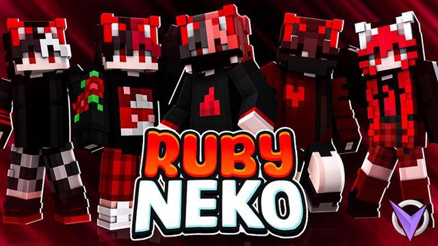Thumbnail of the Minecraft Bedrock Marketplace product Ruby Neko created by Team Visionary.
