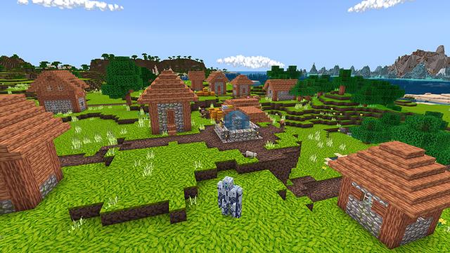 Screenshot of the Minecraft Bedrock Marketplace product Science Fiction Textures created by Team Visionary.