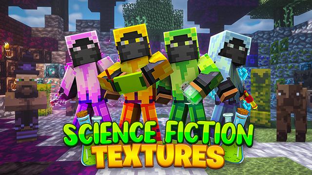 Thumbnail of the Minecraft Bedrock Marketplace product Science Fiction Textures created by Team Visionary.