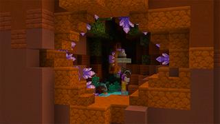 Screenshot of the Minecraft Bedrock Marketplace product Sky Monsters Shark created by Team Visionary.