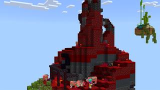 Screenshot of the Minecraft Bedrock Marketplace product Sky Monsters Shark created by Team Visionary.