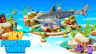 Thumbnail of the Minecraft Bedrock Marketplace product Sky Monsters Shark created by Team Visionary.