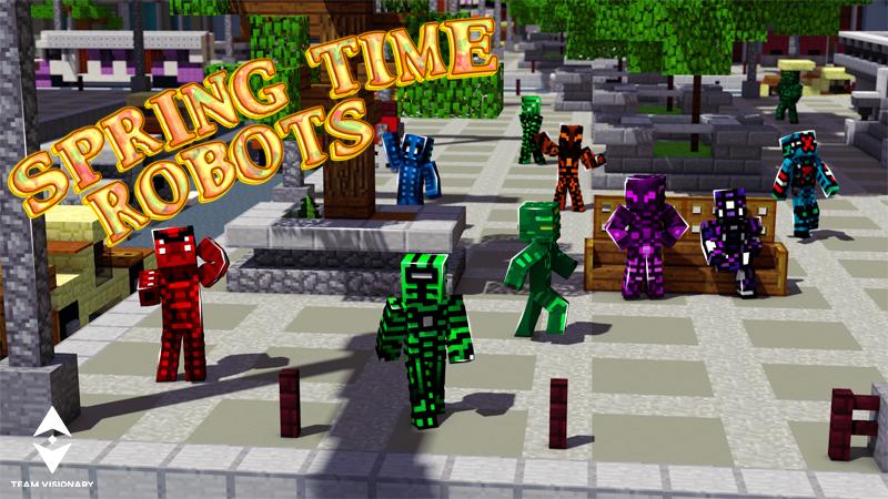 Spring Time Robots by Team Visionary | CHUNK - Minecraft Bedrock ...