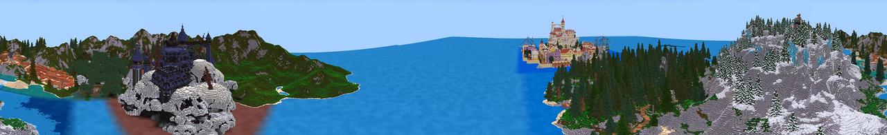 Panorama of the Minecraft Bedrock Marketplace product Starlight Fairytale created by Team Visionary.