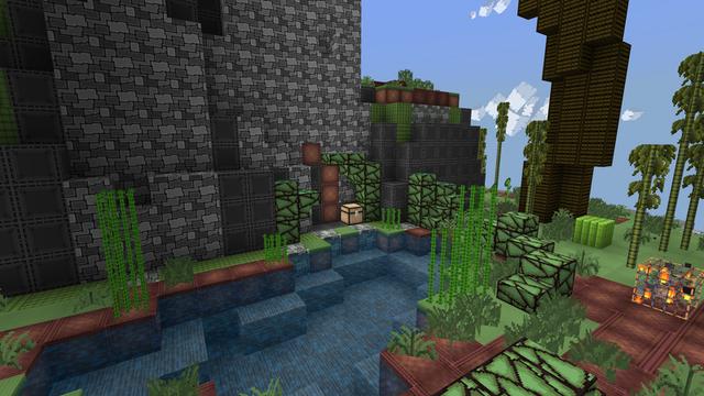 Screenshot of the Minecraft Bedrock Marketplace product Stitched Together created by Team Visionary.