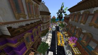 Screenshot of the Minecraft Bedrock Marketplace product Sublime City created by Team Visionary.